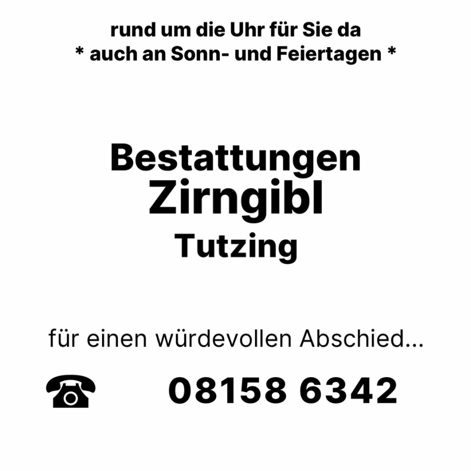 Bestatter Traubing
